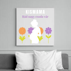 printfashion Kismama - Vászonkép - Fehér (15745739)