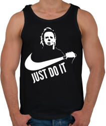 printfashion Just do it halloween 2 white - Férfi atléta - Fekete (1789794)