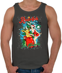 printfashion Rudolf a rosszcsont - Férfi atléta - Sötétszürke (195234)