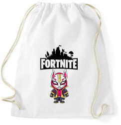 printfashion Fortnite Max drift - Sportzsák, Tornazsák - Fehér (1835748)