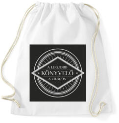 printfashion A legjobb könyvelő a világon - Sportzsák, Tornazsák - Fehér (6542532)