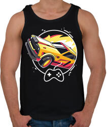 printfashion Rocket league - fennec - Férfi atléta - Fekete (13595251)