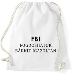 printfashion FBI - Sportzsák, Tornazsák - Fehér (5195329)
