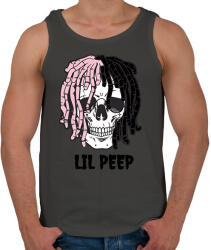 printfashion Lil Peep - Férfi atléta - Sötétszürke (1488459)