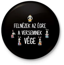 printfashion Felnézek az égre - Kitűző, hűtőmágnes - Fekete (13109866)