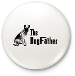 printfashion the dogfather - Kitűző, hűtőmágnes - Fehér (3080644)
