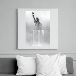 printfashion Liberty - Vászonkép - Fehér (6633399)