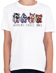 printfashion Among us - women's force - Gyerek póló - Fehér (4220002)