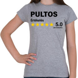 printfashion Pultos Értékelés ***** 5.0 (69 értékelés) - Női póló - Sport szürke (16415825)