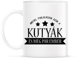 printfashion Kutyákkal foglalkozok - Bögre - Fehér (1921152)
