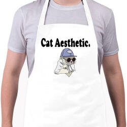printfashion cat aesthetic - Kötény - Fehér (12644455)