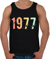 printfashion 1977 - Férfi atléta - Fekete (11824273)