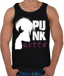 printfashion Punk queen - Férfi atléta - Fekete (7668468)