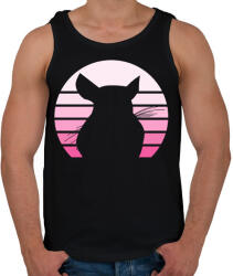 printfashion Csincsilla - Férfi atléta - Fekete (13348724)