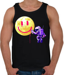printfashion Hold smile - Férfi atléta - Fekete (9426745)