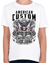 printfashion american motorcycle - Gyerek póló - Fehér (14919833)