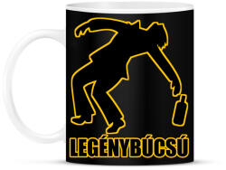 printfashion Legénybúcsú - Bögre - Fekete (6566192)