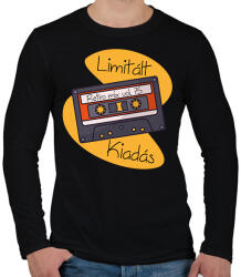 printfashion Retro mix vol 75 - Férfi hosszú ujjú póló - Fekete (6153332)