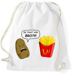 printfashion Te vagy az tesó! ? ! - Sportzsák, Tornazsák - Fehér (961260)