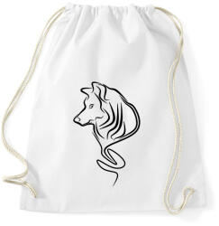 printfashion Farkas - Sportzsák, Tornazsák - Fehér (10483115)