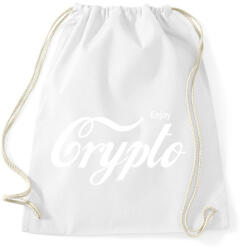 printfashion Enjoy Crypto - Sportzsák, Tornazsák - Fehér (6005135)