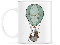 printfashion Hőlégballon - Bögre - Fehér (14869345)