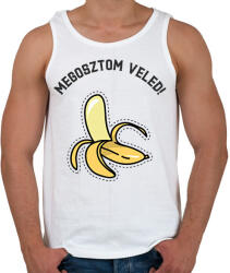 printfashion BANANA - Férfi atléta - Fehér (9977496)