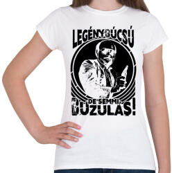 printfashion Legénybúcsú de semmi buzulás - Női póló - Fehér (7611532)