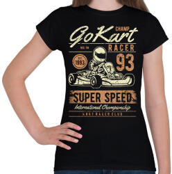 printfashion gokart - Női póló - Fekete (13717421)