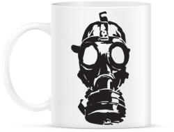 printfashion Metro Toxic Gas Mask (Fekete) - Bögre - Fehér (1229555)