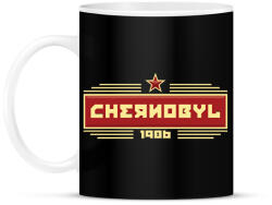 printfashion Chernobyl - Bögre - Fekete (1659795)