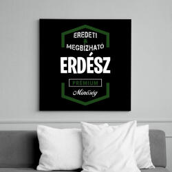 printfashion Erdész prémium minőség - Vászonkép - Fekete (6647933)