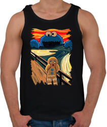 printfashion Sikoly - Mézi & Sütiszörny - Férfi atléta - Fekete (16744344)