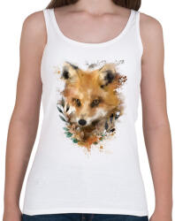 printfashion watercolor fox - Női atléta - Fehér (922665)