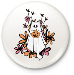 printfashion Cicás halloween - Kitűző, hűtőmágnes - Fehér (14463919)