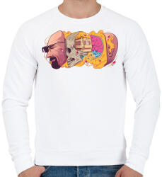 printfashion Totál szívás - Férfi pulóver - Fehér (5090084)