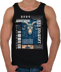printfashion Capicorn - Streetwear style - Férfi atléta - Fekete (15696836)