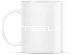printfashion Tesla logo - Bögre - Fehér (2107374)
