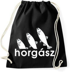 printfashion Horgász - Sportzsák, Tornazsák - Fekete (4953316)