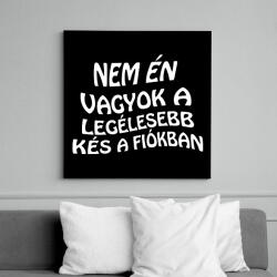 printfashion Nem én - Vászonkép - Fekete (6658286)