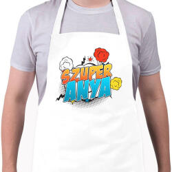 printfashion Szuper Anya - Kötény - Fehér (4909208)