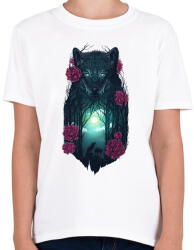 printfashion Farkasok - Gyerek póló - Fehér (1049201)