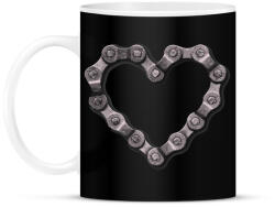 printfashion I love my bicycle - Bögre - Fekete (1158740)