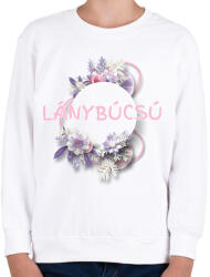 printfashion Lánybúcsú - Gyerek pulóver - Fehér (5320748)