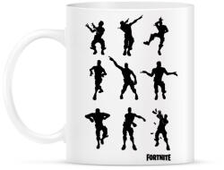 printfashion Fortnite Dance - Bögre - Fehér (1222262)