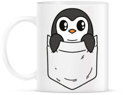 printfashion Pingvin zsebminta - Bögre - Fehér (11966397)