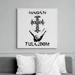 printfashion MAGÁNTULAJDON - Vászonkép - Fehér (6637568)