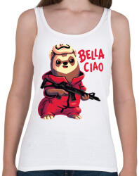 printfashion A kis lázadó - La casa de papel - Női atléta - Fehér (5317791)