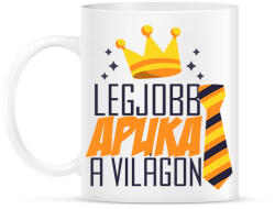 printfashion Legjobb apuka a világon! - Bögre - Fehér (2597426)