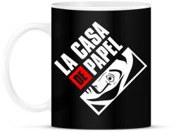 printfashion La casa de papel - Bögre - Fekete (2524294)